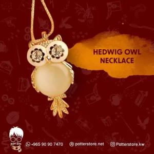Hedwig Owl Crystal Necklace