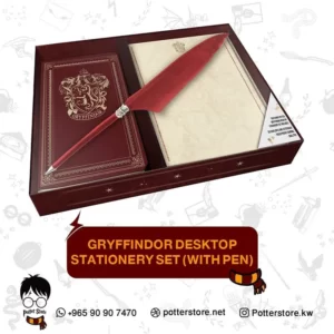 Gryffindor Desktop Stationery Set (With Pen)