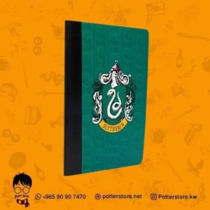 Slytherin Notebook and Page Clip Set