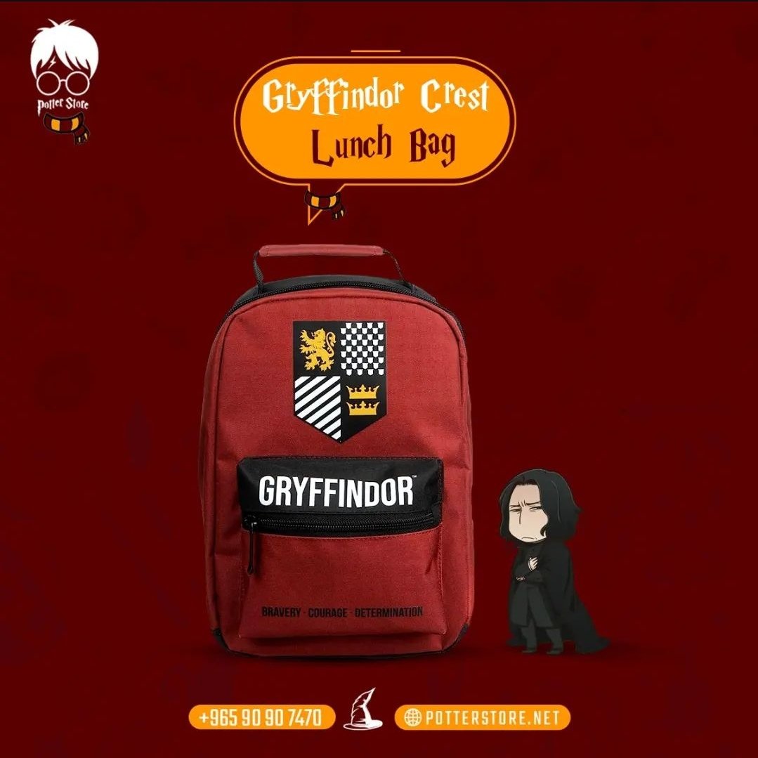 Gryffindor Crest Lunch Bag