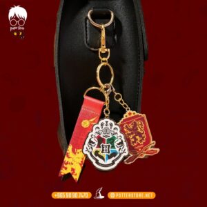 Hogwarts & Gryffindor Keychain
