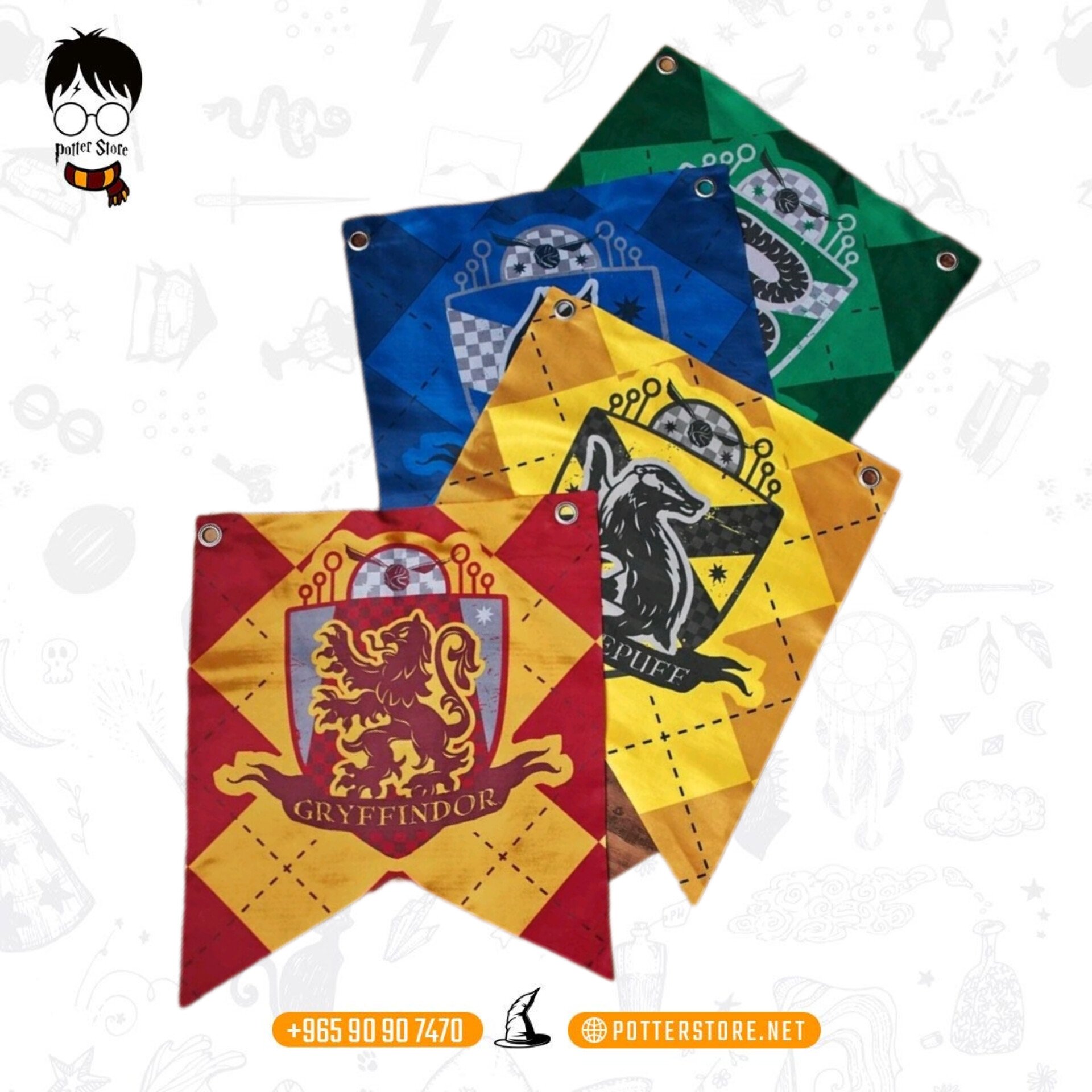 Hogwarts Wall Hangings 4 Pack - Image 2