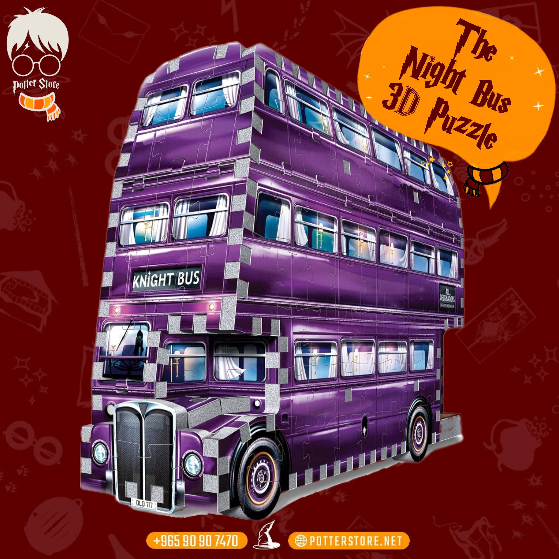 The Knight Bus 3D Puzzle