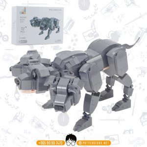 3 Headed Dog Building Blocks