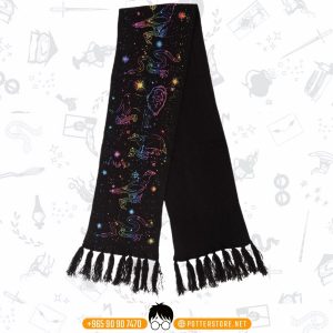 Hogwarts House Constellation Knit Scarf