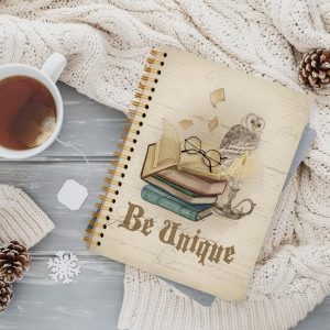 Be Unique Hedwig Notebook