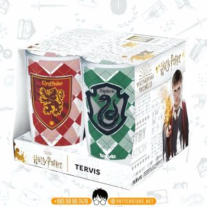 Hogwarts Crest 4 Big Set Glass