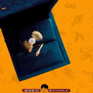 Rotating Golden Snitch Ring