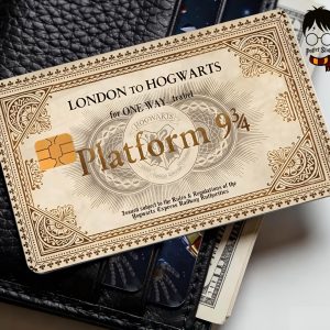 London to Hogwarts Card Sticker