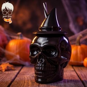 Black Skull Tumbler