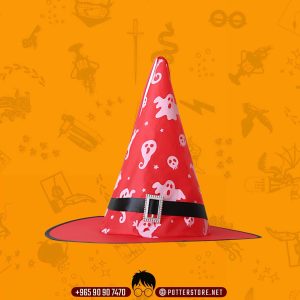 Spooky Red Witch Hat